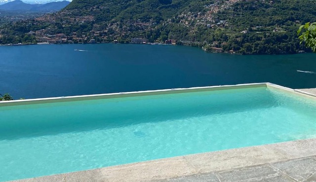 Como Lake astonishing view from Pool