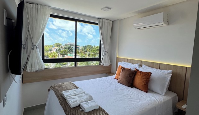 Complete apartment, new, Porto de Galinhas Center, 3 minutes from the Natural Pools