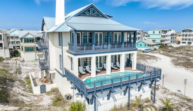 Completely Renovated Gulf Front Home with Private Pool and Panoramic Views!