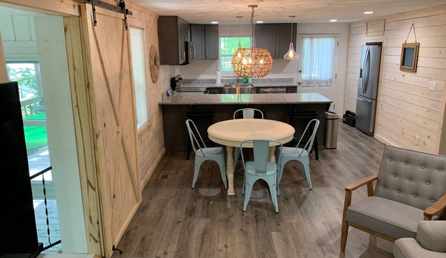 Completely renovated lakefront cabin - brand new back deck!