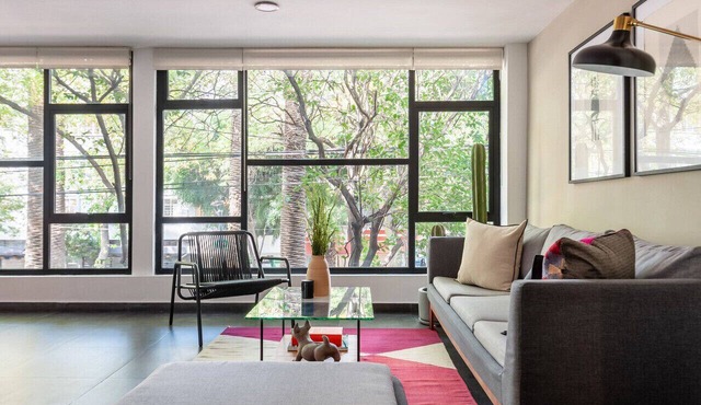 Condesa Comfort w/Shared Terrace & Close to Parks