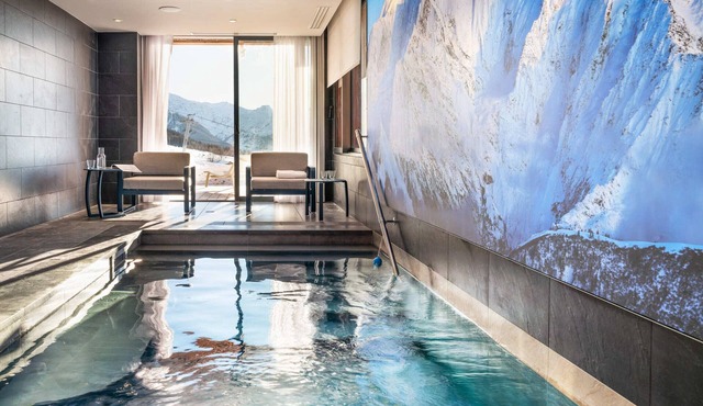 Contemporary chalet with private pool, sauna and home cinema in Arc 1800
