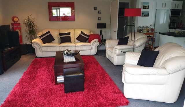 Contemporary, Great location, Quiet. Sunny.