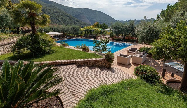 Conti Beccaris Castle-Villa in Poggio Catino, about 50 km from Rome.
