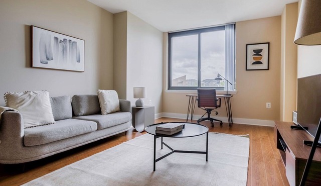 Convenient Mt Vernon 1BR w/Roof Pool, EV Station & Gym, by Blueground
