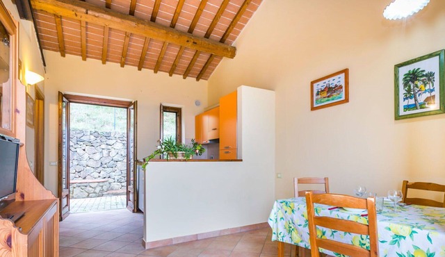 Cosy apartment with WIFI, pool, TV, terrace, pets allowed, panoramic view and parking