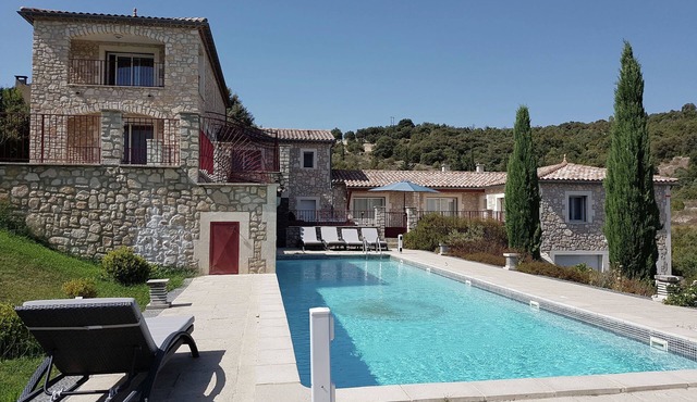 Cosy holiday home with views and private pool