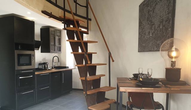 Cottage in a tower