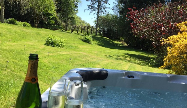 Country house with hot tub, sleeps 12 - pets and children welcomed!