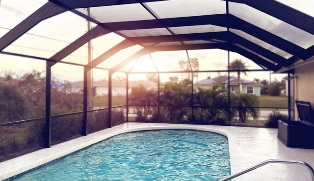Covered Heated Pool Included! Only 12 Min Drive to Beach!