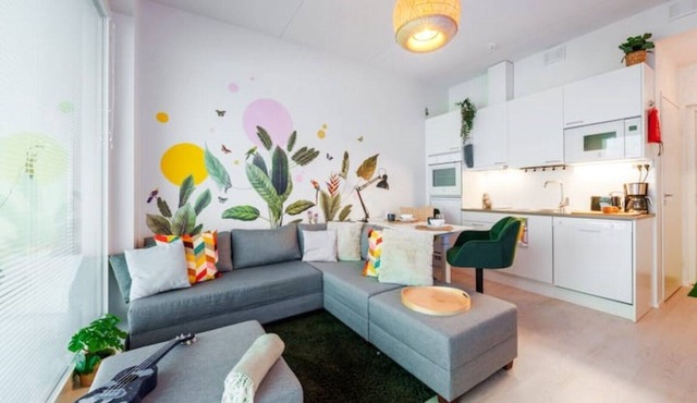 Cozy 1-bed super flat, 20 min to Helsinki/Airport