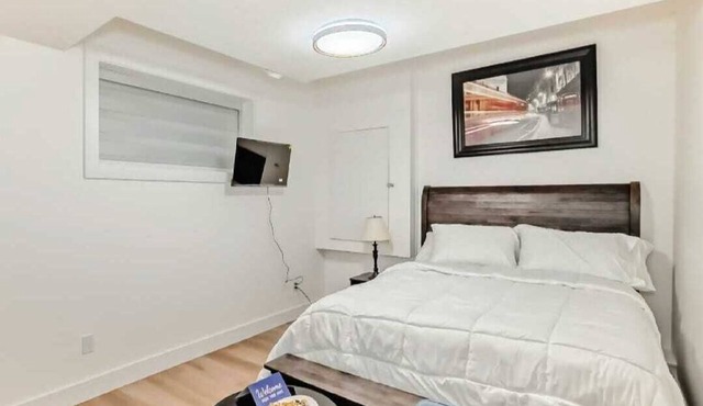 Cozy 2-bedroom basement suite, fully furnished for comfort and convenience.