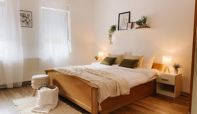 Cozy 2-Bedroom Boho-Themed Home