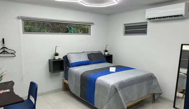 Cozy and Clean studio in Luquillo-WiFi,AC walking distance to Las Pailas River
