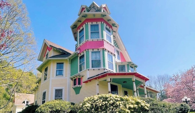 Cozy apartment with a bird's eye view of Chester. 5 minute walk downtown