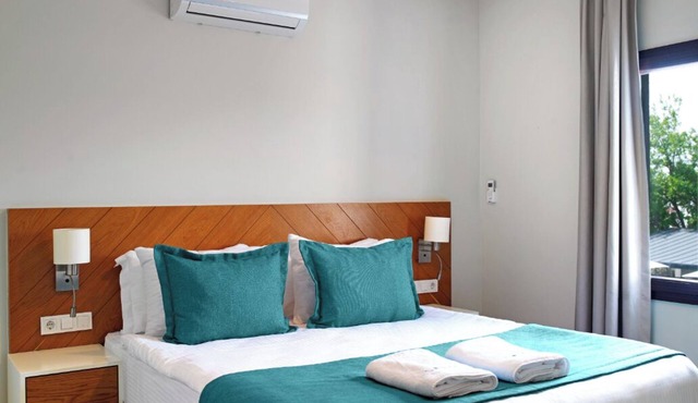 Cozy Apartment with pool and garden view in Bitez, Bodrum.