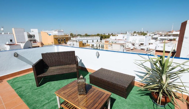 Cozy attic with terrace- 1Bd 1Bth- San Vicente