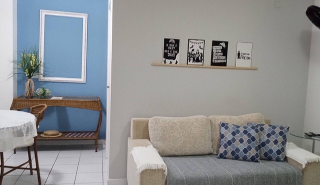 Cozy beachfront apartment in Pajuçara