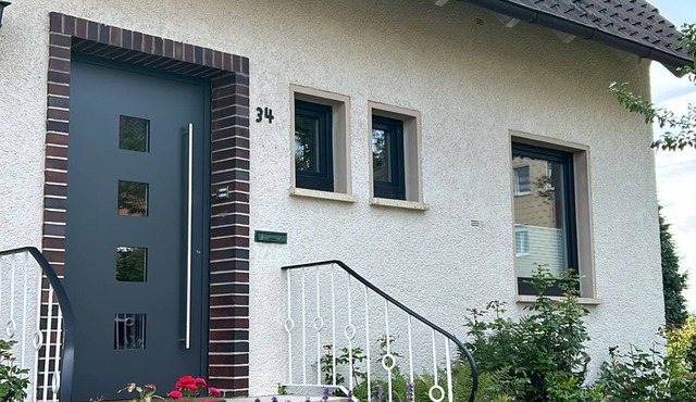 Cozy, bright vacation home with beautiful views, sunny balcony, tiled stove