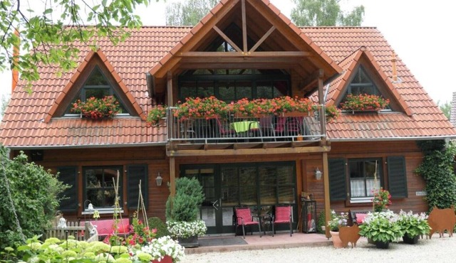 Cozy bright large vacation apartment in a wooden house