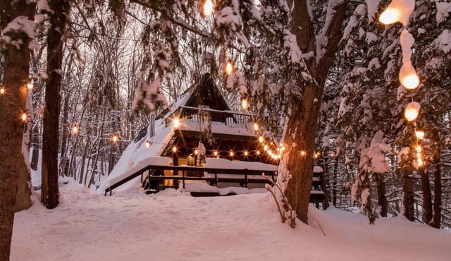 Cozy Catskills A-Frame Cabin. 2 min. Away from Belleayre Ski Resort.
