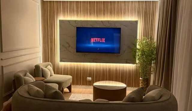 Cozy & Classy Madinaty 2BR, WI FI, Nespresso Bar, Close to Mall, Golf & Airport