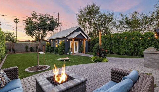 Cozy Downtown Bungalow Retreat with Sauna, Wifi, & Games!