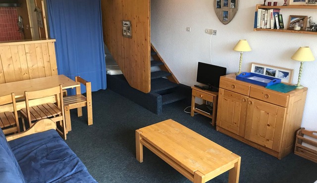 Cozy duplex for 7 in Arc 1600, near slopes, south balcony, wifi, pets welcome