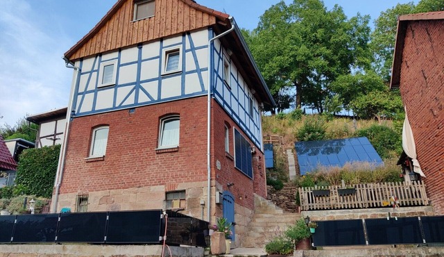 Cozy half-timbered house in the low mountain range of Hesse Thuringia