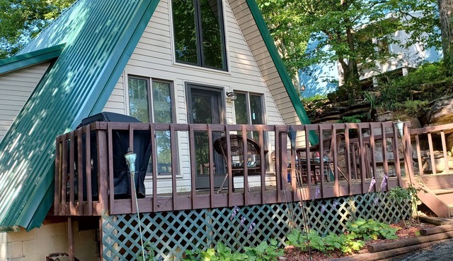 Cozy Lake Themed A-frame by Dale Hollow Lake FALL SPECIAL - Price reduced by 25%