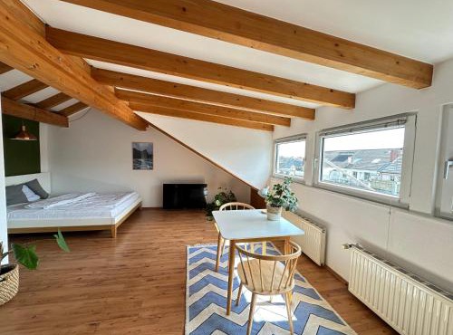 Cozy loft with a view, central, close to tradefair