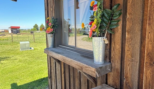 Cozy, rustic, country cabin with million dollar views of the Bridger Mountains.