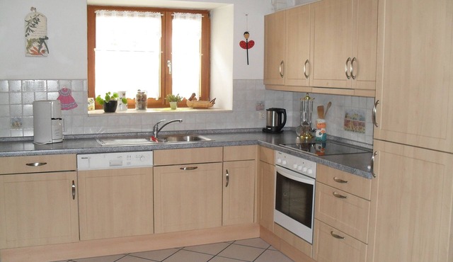 Cozy, spacious vacation apartment with outdoor seating in the Steigerwald
