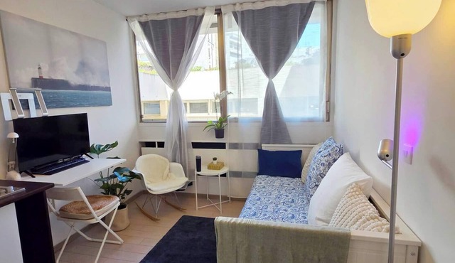 Cozy Studio 1-3P Eiffel Tower n Quai de Seine