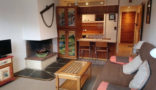 Cozy studio 20m from ski lifts, 3 people