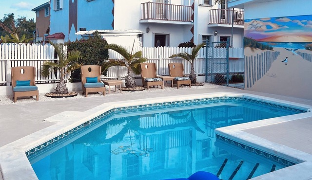 Cozy studio #6 with pool near beach VRBO