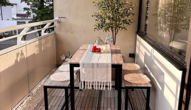 Cozy studio apartment with terrace