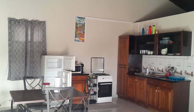 Cozy studio apartments with beautiful garden and ocean view. Self contained.