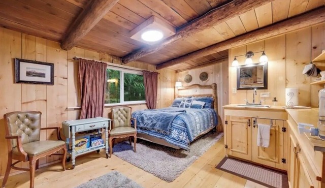 Cozy studio cabin less than a mile to Mt. Rainier entrance.