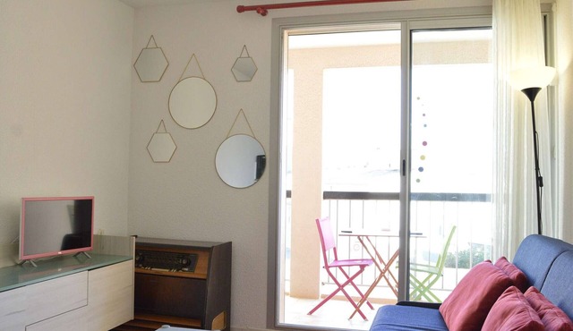 Cozy studio for 2 in Cap d'Agde, near port