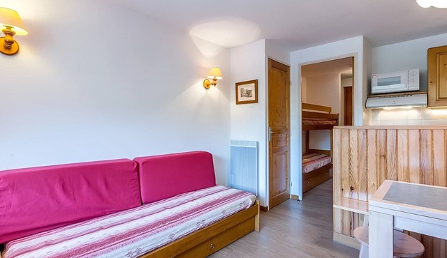 Cozy studio for 4 in La Clusaz, pets welcome