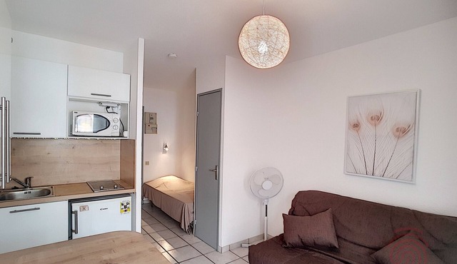 Cozy Studio in Lamalou-les-Bains, Renovated, NW View, Near Town & Thermes, Pets Welcome