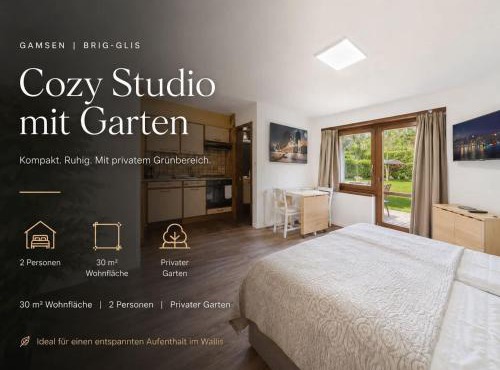 Cozy Studio with a Garden