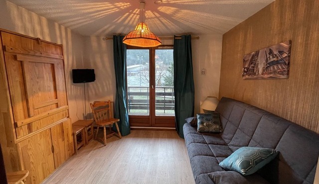 Cozy studio with balcony, pets allowed, Le Lioran
