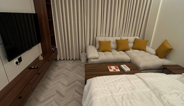 Cozy Studio with smart entrance in the hart of Riyadh.