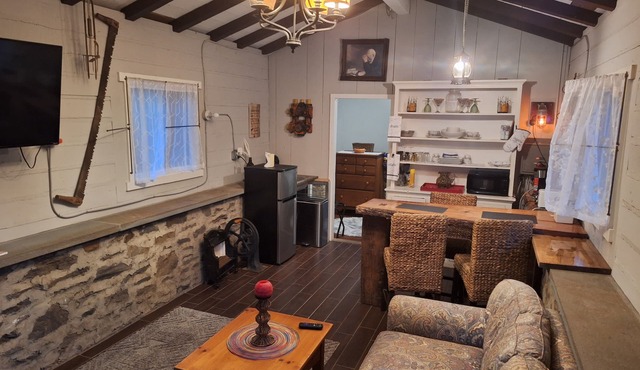 Cozy tiny log cabin on 14 acres