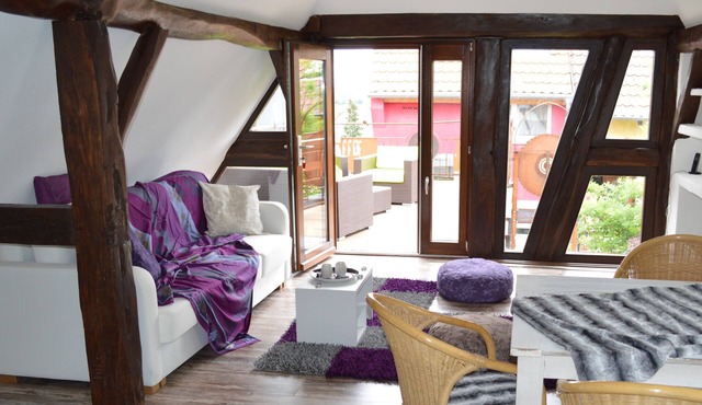 Cozy vacation apartment with terrace near Karlsruhe
