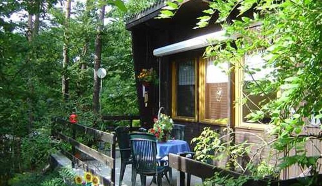 Cozy vacation home with fireplace and terrace near Lake Stechlin in the countryside