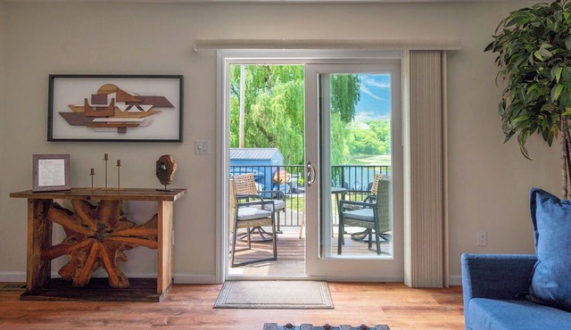 Cozy Waterfront Oasis – Hot Tub, Sauna, Firepit, Creek Views, Pet Friendly