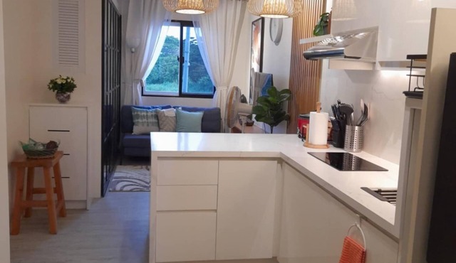 Cozy well designed 1-bedroom condo with fitness room, WiFi in enchanting Nuvali